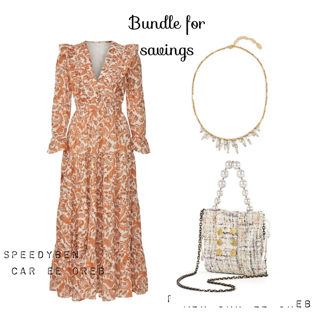 Maje Ruffian Paisley Ruffle Maxi Dress - Picture 13 of 14